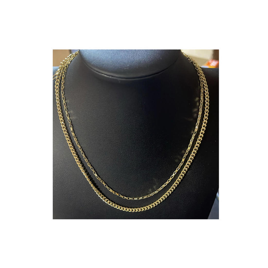 Amber Sceats 18k Gold Plate Two Strand Necklace Brand New 119 Retail J104